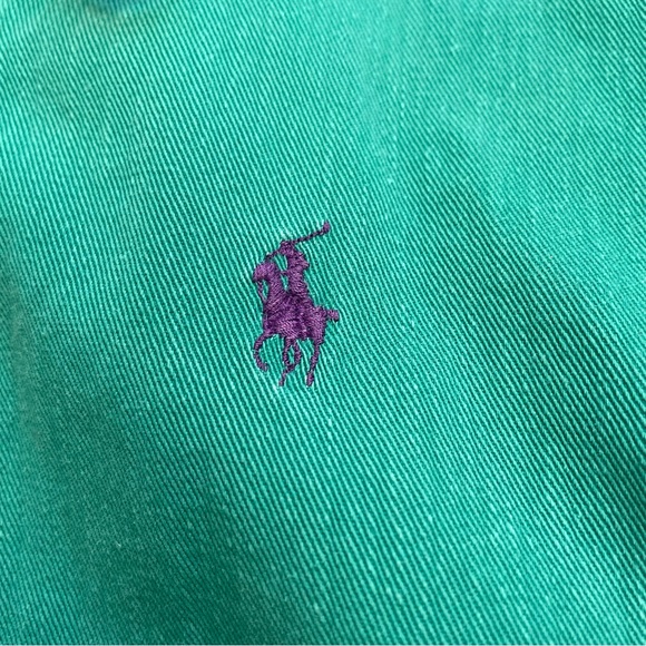 Vintage Polo Ralph Lauren USA Bomber Jacket XL Mens Teal Green Preppy - Picture 3 of 11